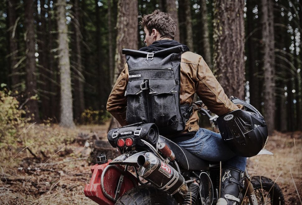 roll top motorcycle backpack