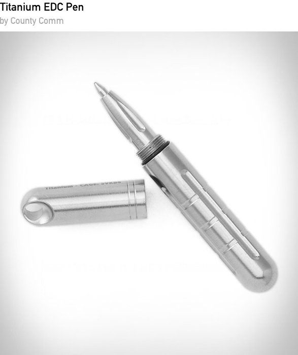 The Bullet Ant 2.0 - Titanium Bolt Action Multitool Pen by MeTool