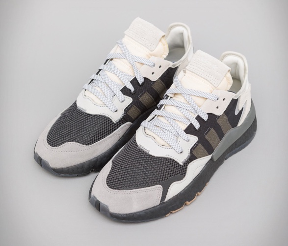 Adidas nite jogger black grey sale