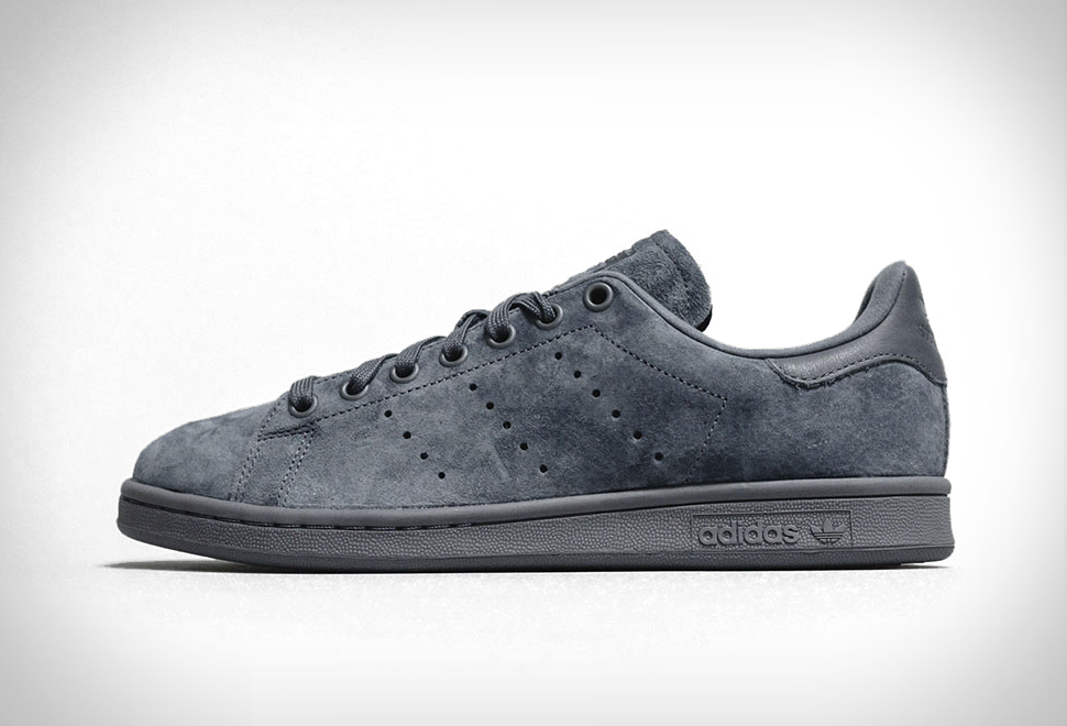 Adidas stan smith suede grey best sale