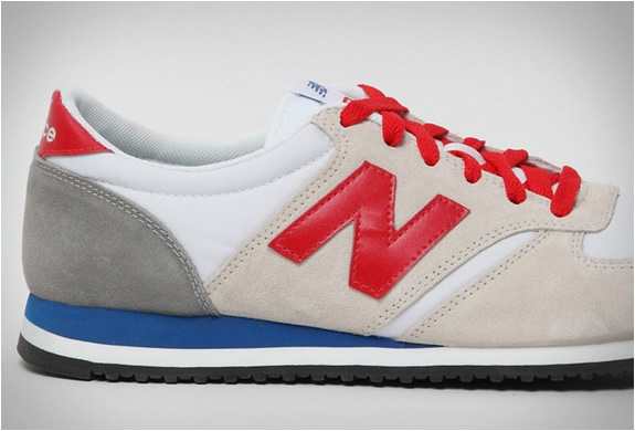 New balance 420 suede runner trainers in white on sale