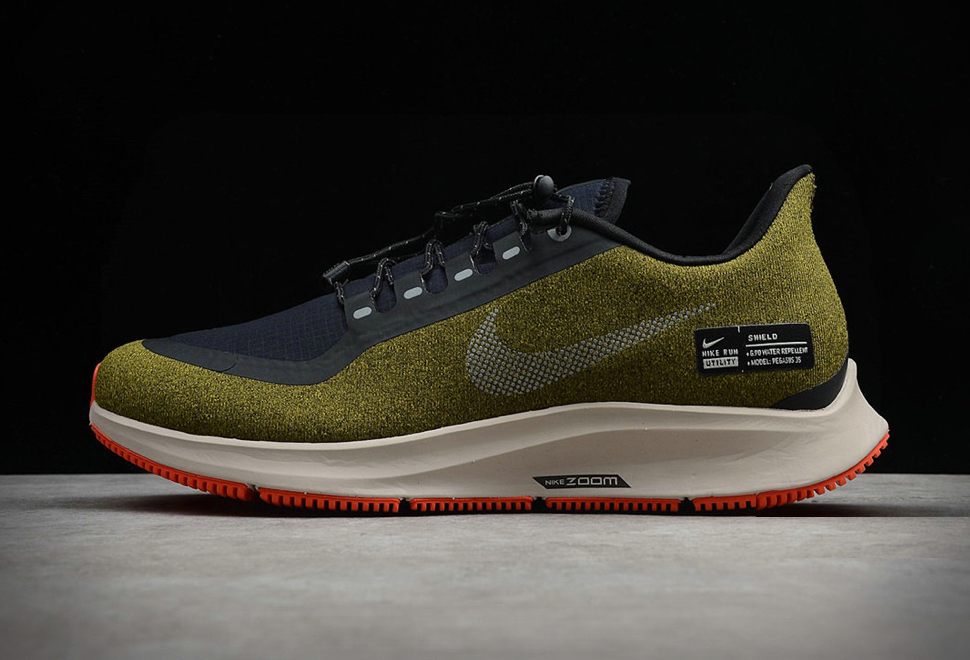 Air zoom pegasus 35 shield olive best sale