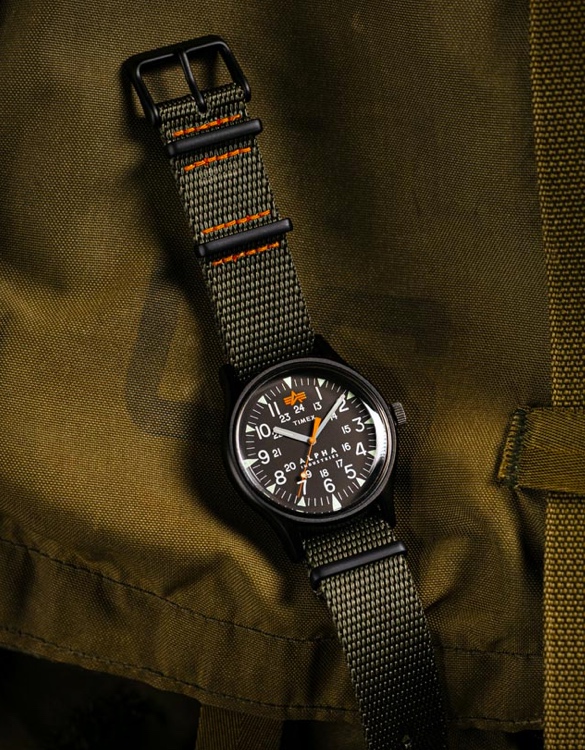 Timex x alpha industries sale